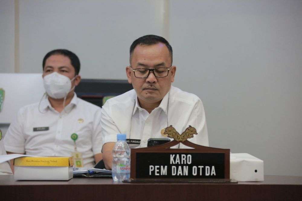 M Firdaus, Karo Pem dan Otda Setdaprov Riau yang dipercaya sebagai Pj Bupati Kampar (Mediacenterriau)